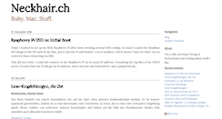 Desktop Screenshot of neckhair.ch