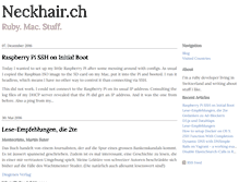 Tablet Screenshot of neckhair.ch